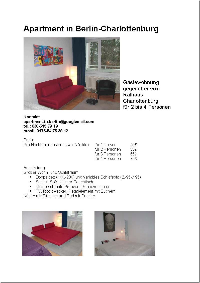 Apartment in Charlottenburg